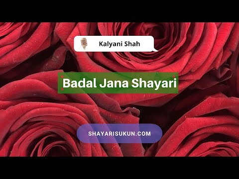 Kalyani Shah Badal Jana -Shayari Sukun 