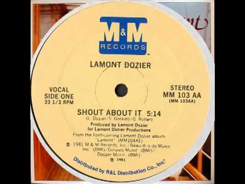  LAMONT DOZIER 1981 shout about it