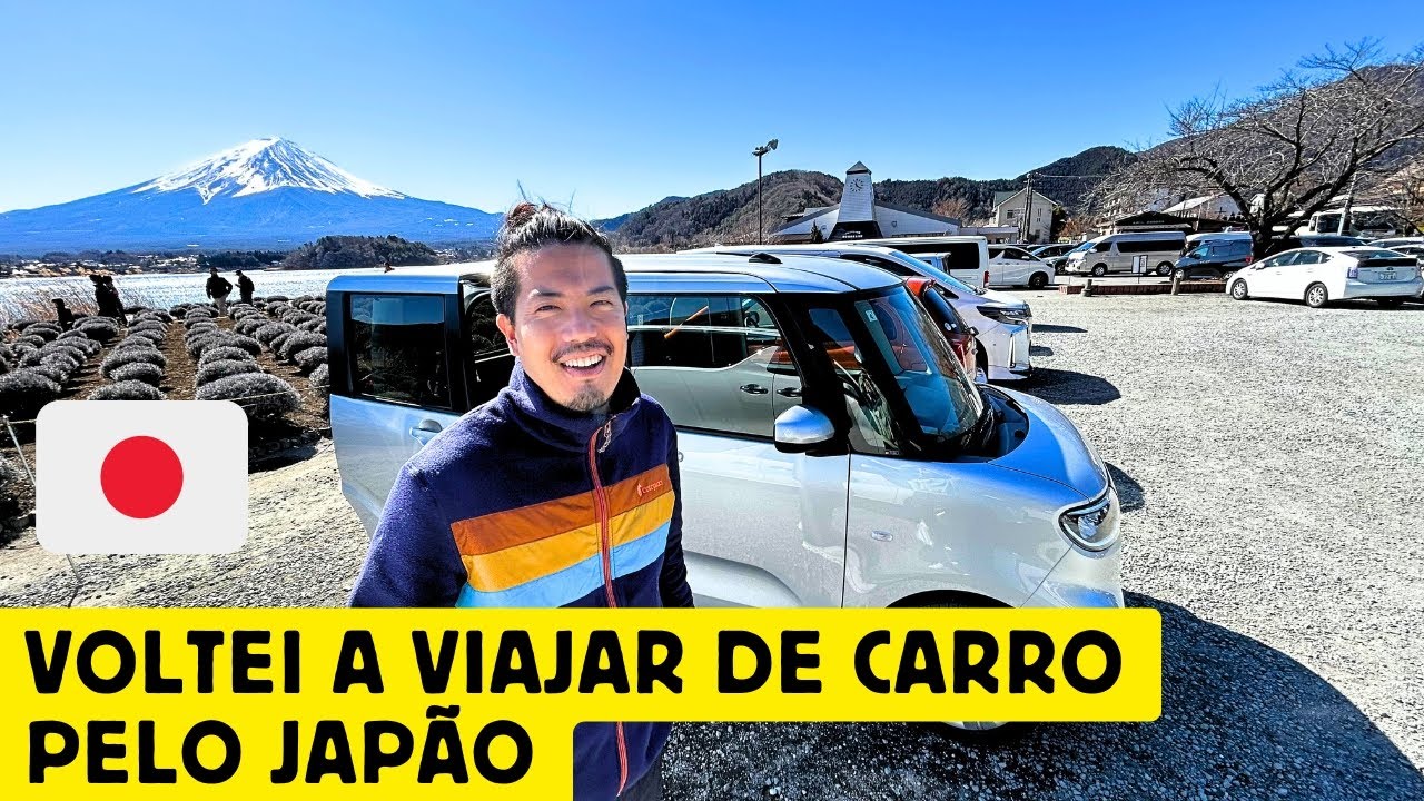 I traveled by car around Japan again