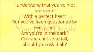 Céline dion - Let Your Heart Decide (lyrics)