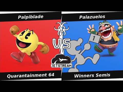 Quarantainment 64 Winners Semis - Palpiblade (Pac Man) Vs Palazuelos (Wario, Game & Watch) - SSBU
