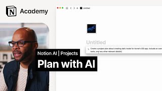  - Plan projects with AI
