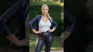 Why Navy Blue Leather is DOMINATING Fashion Trends Right Now #fashion #ootd