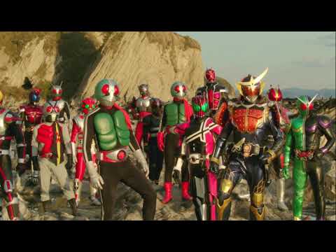 Heisei Rider vs. Showa Rider: Kamen Rider Taisen Ending Song "Dragon Road" Full
