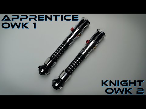 KR x OR Apprentice OWK1 & Knight OWK2 Preview Video Obi-Wan Kenobi Inspired DIY Lightsaber Hilt Kit