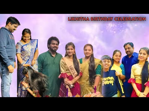 #likhitha brithday celebrations...💐🎂🥳