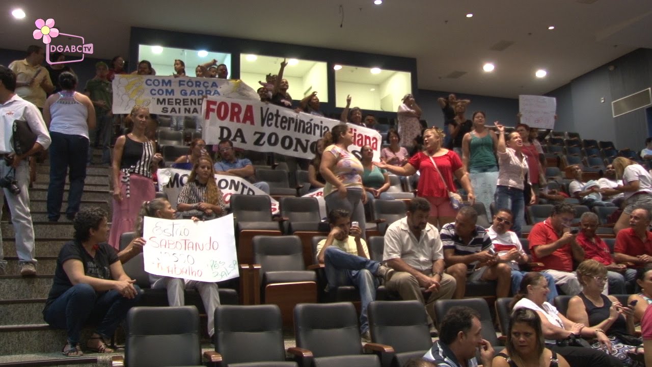 Protetores dos animais protestam na Câmara de São Bernardo; veja vídeo