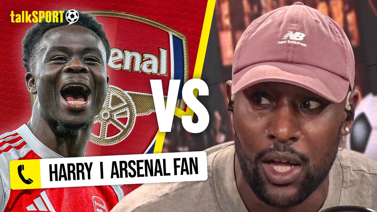 Angry Arsenal Fan CONFRONTS Carlton Cole Over His Claim that Saka is NOT World Class!