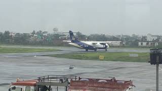 preview picture of video 'Budda Air BRT to Ktm during rain...'