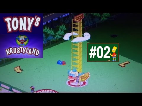 Los Simpson Springfield "Krustyland: Cap. 2 - Conseguir Lanzamiento Aros y Caida Mortal" por Tony