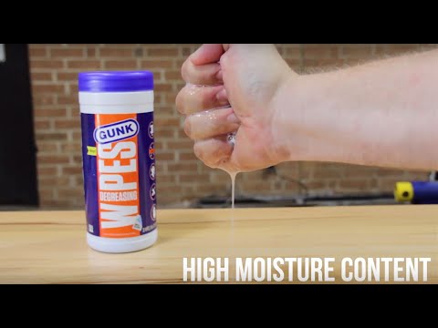 GUNK® Degreasing Wipes Demo