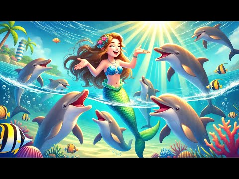 Mermaid Learns to Speak Dolphin – A Fun Ocean Communication!