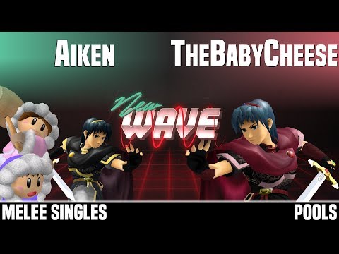 New Wave - Aiken (Marth, Ice Climbers) vs TheBabyCheese (Marth) - MELEE SINGLES - POOLS