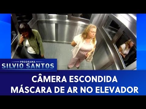 Máscara de ar no elevador | Câmeras Escondidas (03/04/20)