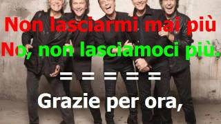 Pooh - Non lasciarmi mai più (cori) KARAOKE