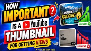 How important is a YouTube thumbnail for getting views