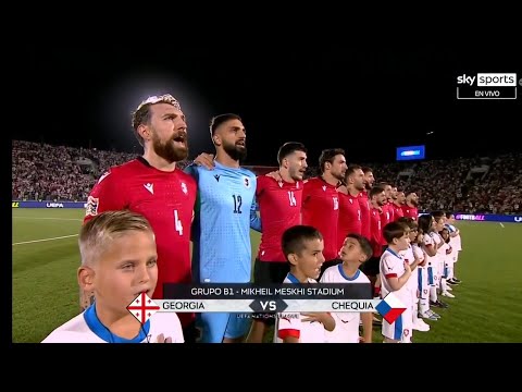 Georgia vs Czech Republic National Anthem - UEFA Nations League 2024/25