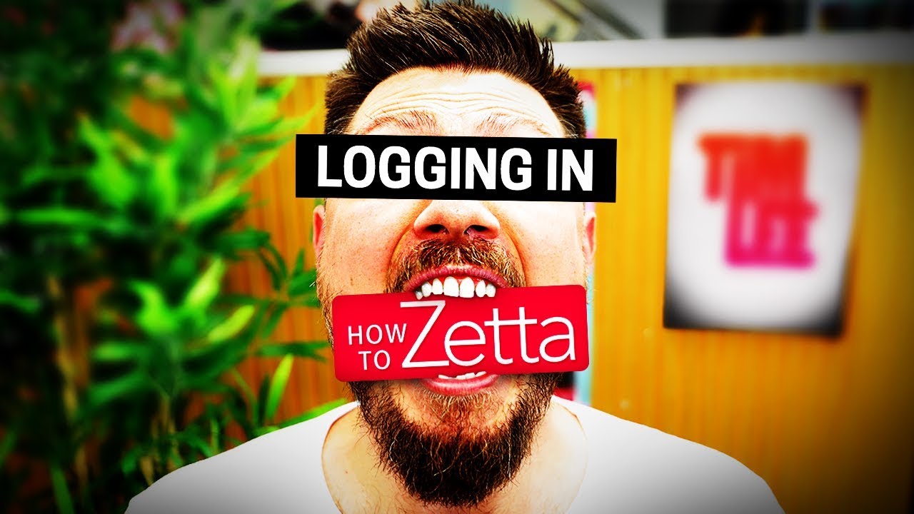 Zetta Tutorial | How To: Logging In