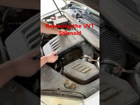 Replacing the exhaust VVT Solenoid. #carrepair #automobile #mechanic #repair #car
