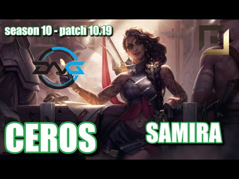 【日本サーバー/Duo Yutapon】DFM Ceros サミーラ(Samira) VS ザヤ(Xayah) BOT - Patch10.19 JP Ranked【LoL】