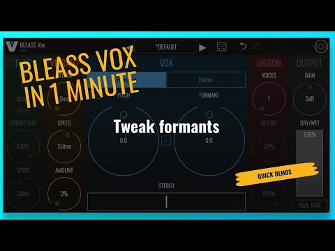 BLEASS Vox 1 minute Demo