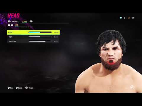 How to make Aliaskhab Khizriev - UFC 4