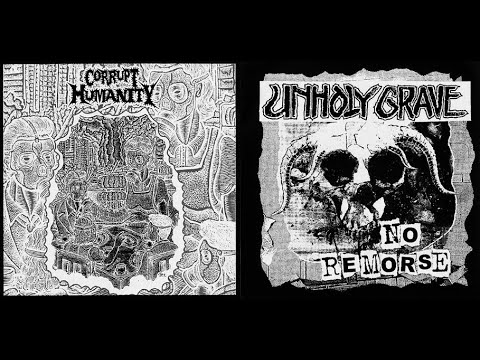 CORRUPT HUMANITY / UNHOLY GRAVE - Split 7"