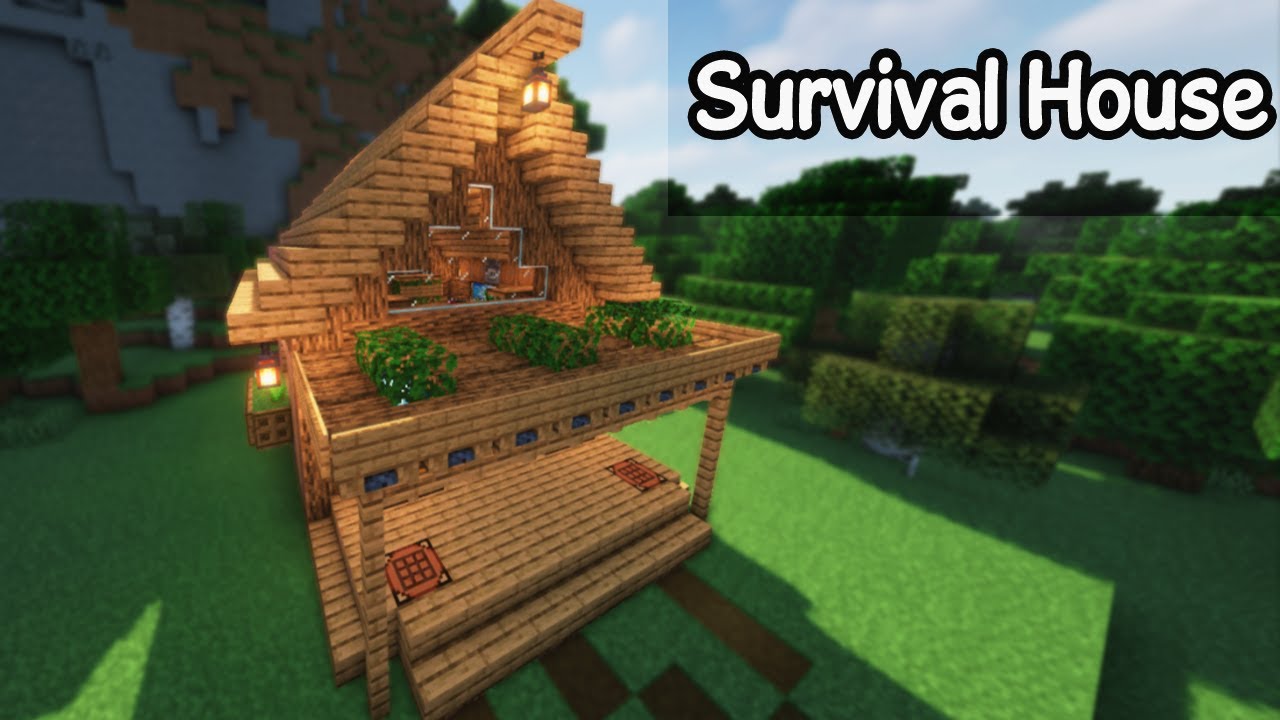 Minecraft : How to Build a Simple Survival House - Minecraft Builders