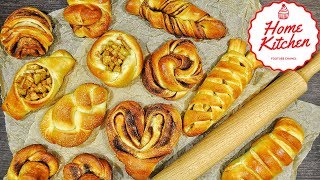 Красивая выпечка из дрожжевого теста разновидность плетенок