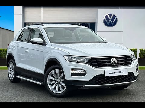 Approved Used Volkswagen T-ROC 2017 2.0 TDI SE 150ps in Pure White - AK69EFH