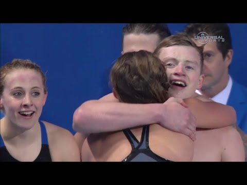 Great Britain first Mixed Medley Champions - Universal Sports