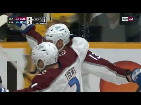 Valeri Nichushkin scores series winner vs Predators in game 4 (2022)
