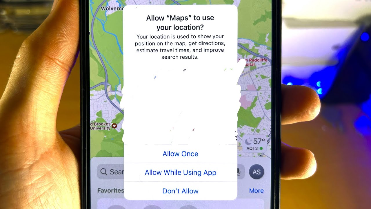 ANY iPhone How To Accept Location Request!