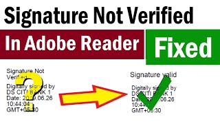 How To Validate Digital Signature in PDF | Signature Not Verified Aadhar Card #SignatureNotverified