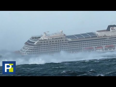 , title : 'Los momentos de pánico que se vivieron dentro de un crucero por una fuerte tormenta cerca a Noruega'