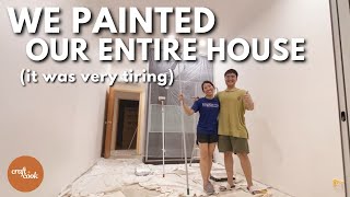 #13 - How To Paint a House (even the ceiling!!) | Resale Condo Home Reno Singapore | Craft & Cook SG