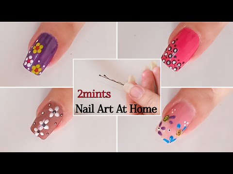 2Mints Easy Nail Art ❤️😱Uñas Decoradas  | Diseños de uñas simple Cortas 2024