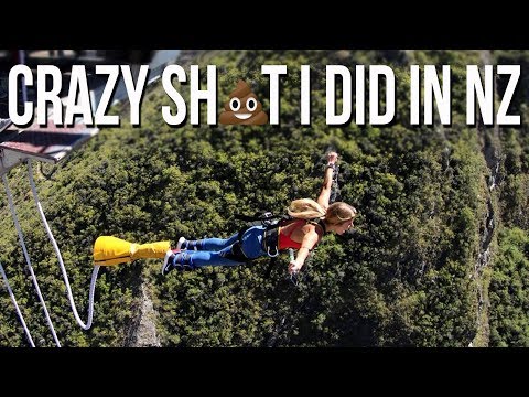 Crazy Sh*t I did in NEW ZEALAND!  Super high Bungee/Canyon Swing! | TRAVEL VLOG | VACATION IDEAS