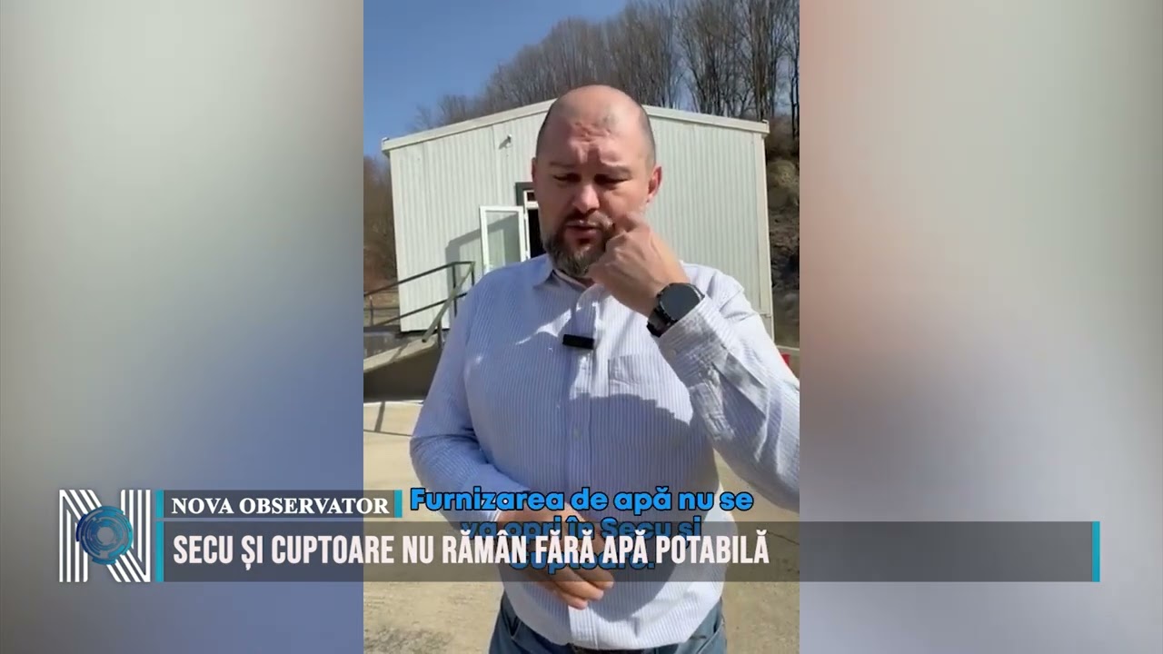 Secu și Cuptoare nu rămân fără apă potabilă