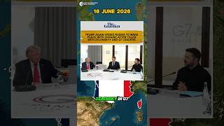 Trump Repeats Call for Russia–Ukraine Peace After High-Level Talks#geopolitics #news #WorldNews