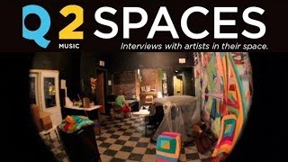 Electronic musician Dan Deacon's studio in Baltimore, Maryland: Q2 Spaces