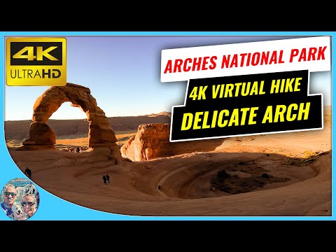4k Virtual HIke - Arches National Park - Delicate Arch Hike