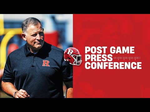 Greg Schiano Post Game Press Conference vs Michigan State (11/12/2022)