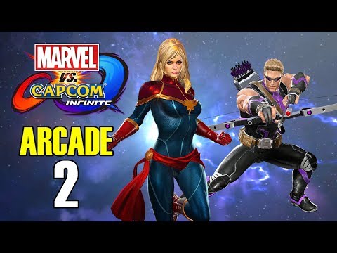 MARVEL VS. CAPCOM: INFINITE - Arcade #2: Captain Marvel & Hawkeye