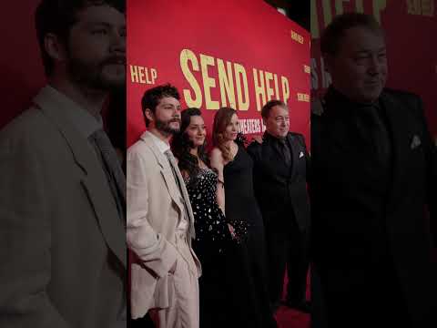 The stars and filmmakers of SEND HELP.