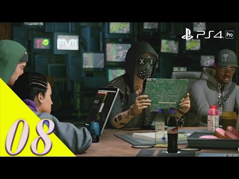 [PS4 PRO]-WATCHDOGS 2 WALKTHROUGH/GAMEPLAY-(REALISTIC DIFFICULTY)-HACKING HAUM DATE SYSTEM