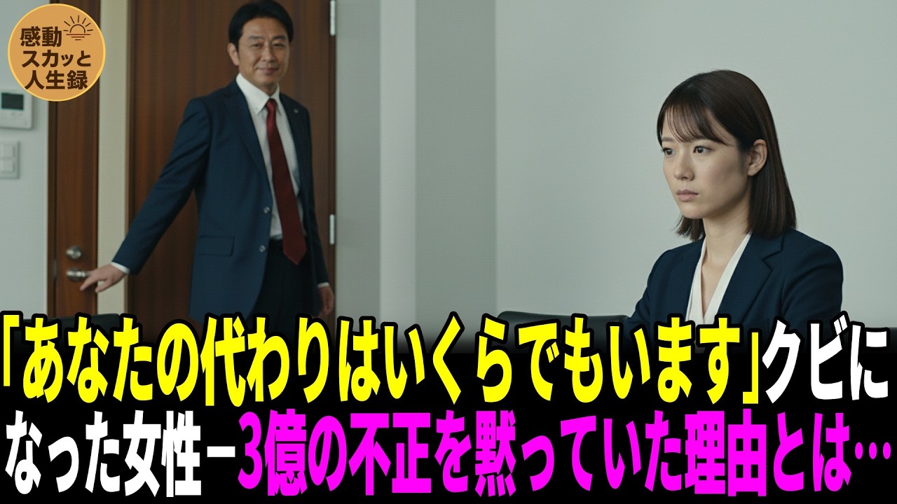 「あなたの代わりはいくらでもいます」突然クビになった派遣ＯＬ－3億の不正を黙ってみていた理由とは…