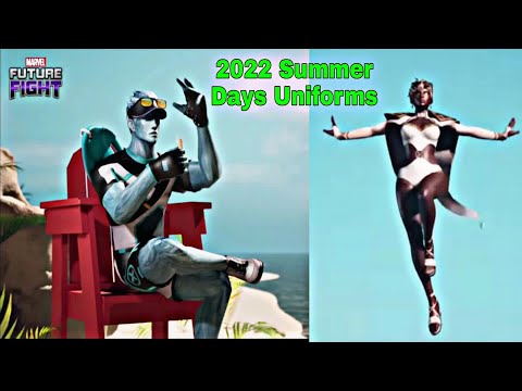 Summer Days Uniforms And T3 T4 Confirmed On Upcoming Mid Update 2022 - Marvel Future Fight