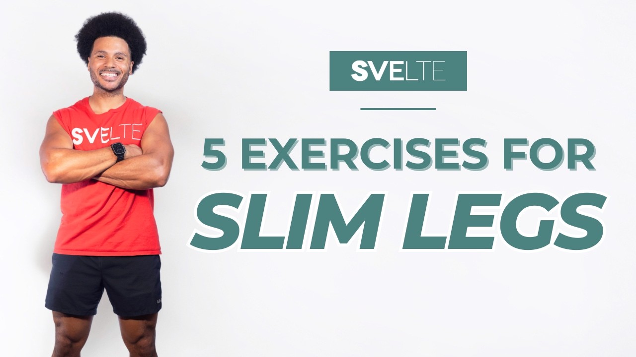 5 Exercises For Slim Legs | No Equipment Workout | All Standing, No Jumping