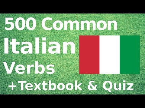 500 Most Common Italian Verbs